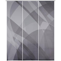 PANELGARDIN  - silver/antracit, Design, textil (60/245cm) - Novel