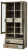 VITRINE in Braun  - Anthrazit/Schwarz, Basics, Holzwerkstoff/Metall (83/188/39cm) - Livetastic