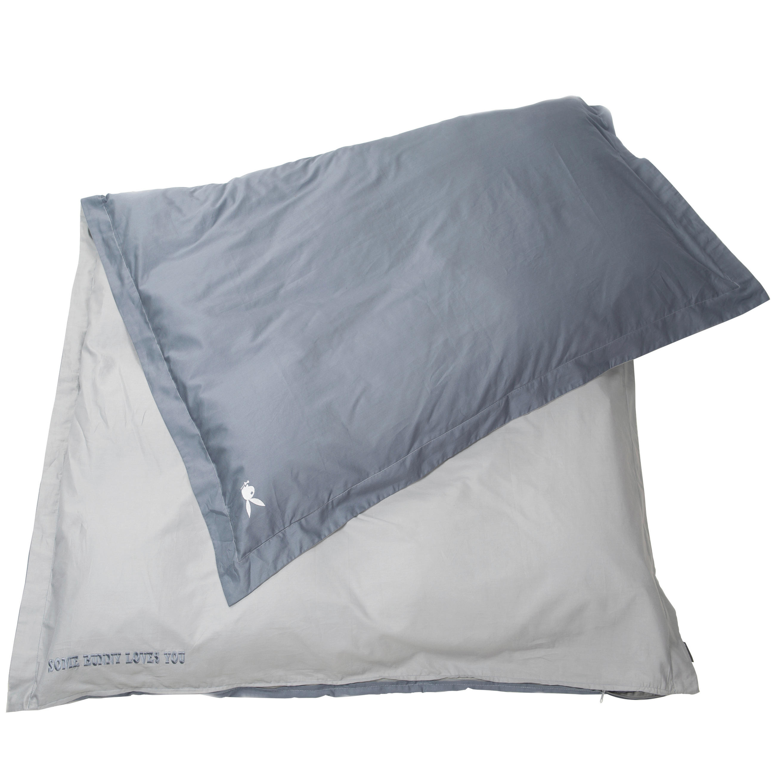 WENDEBETTWÄSCHE sonstige, PLAYBOY  - Grau, Basics, Textil (135/200cm) - Playboy