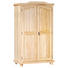 DREHTÜRENSCHRANK 2 -türig Kiefer massiv Naturfarben - Naturfarben, LIFESTYLE, Holz/Metall (104/180/56cm) - Carryhome