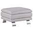 Ecksofa Echtleder Rücken echt - Alufarben/Grau, KONVENTIONELL, Leder/Metall (246/220cm) - Celina Home