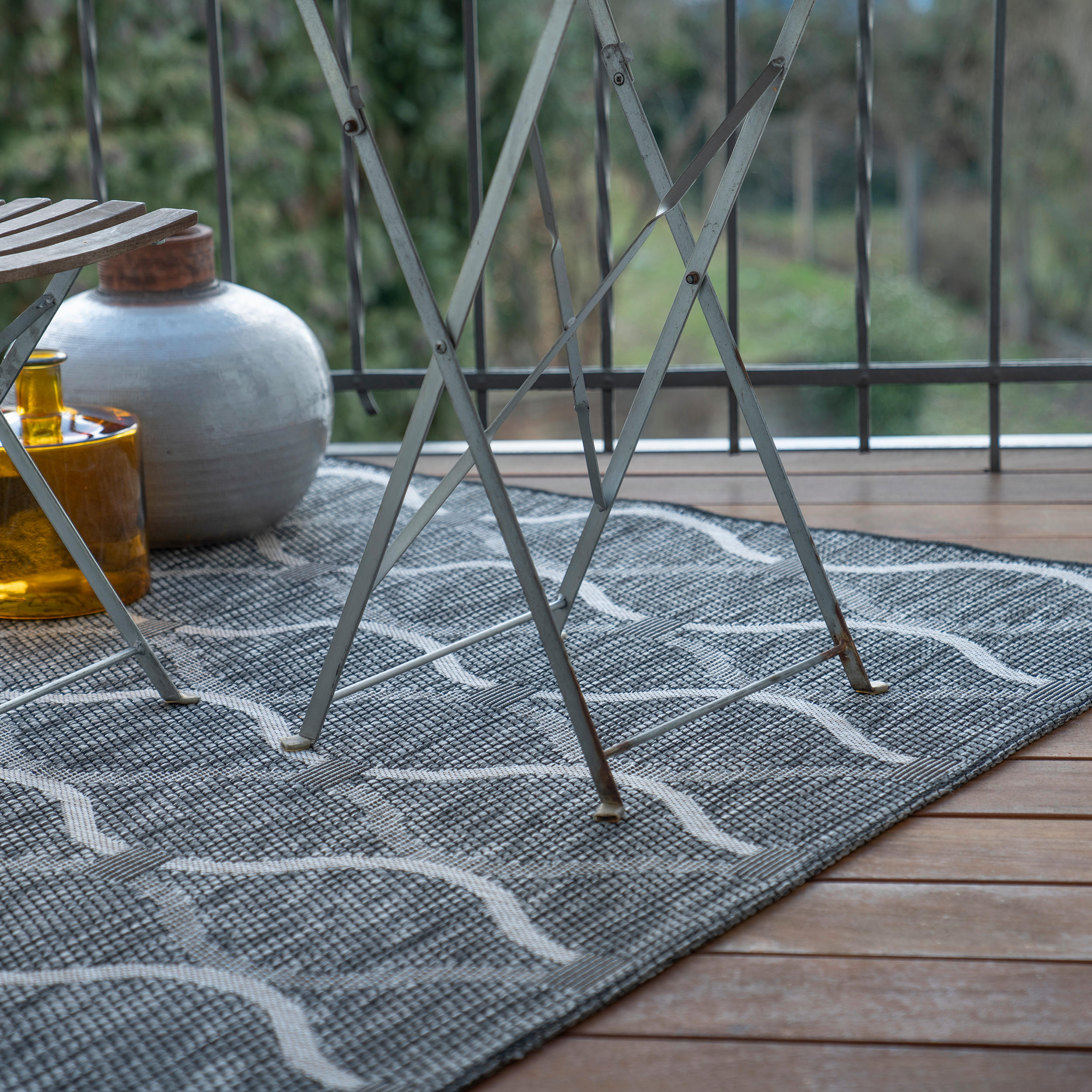 FLACHWEBETEPPICH 160/230 cm My Nordic  - Grau, Design, Textil (160/230cm)
