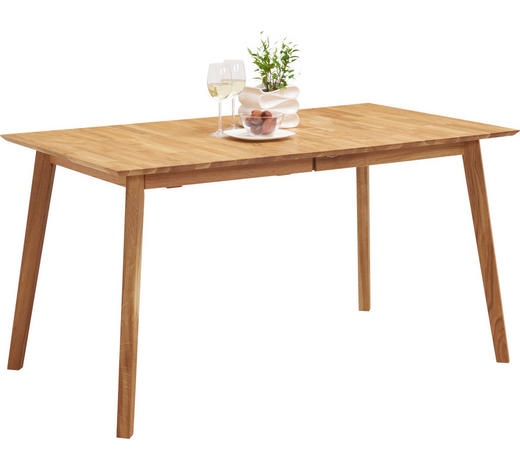 Esstisch In Holz 140 185 80 75 Cm