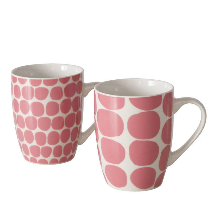 MUGG  - vit/rosa, Lifestyle, keramik (350ml)