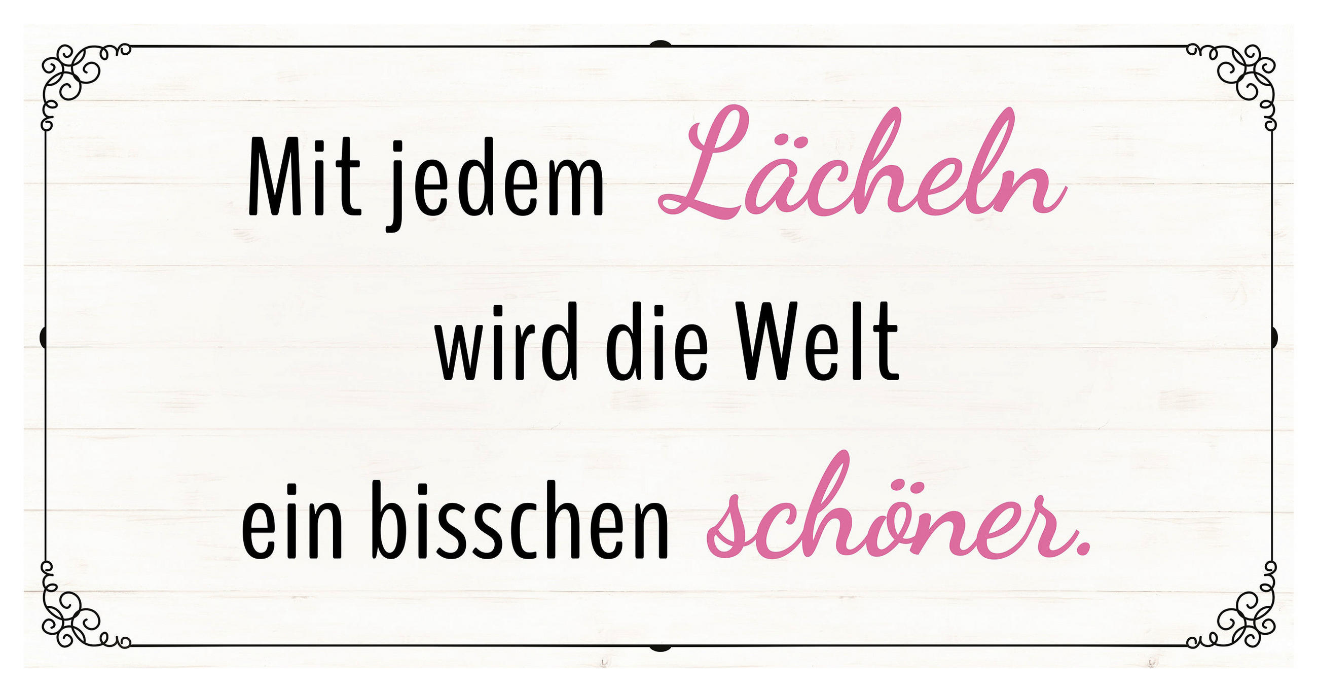 DEKOPANEEL Text 20/40/0,3 cm  - Multicolor, Basics, Holz (20/40/0,3cm)