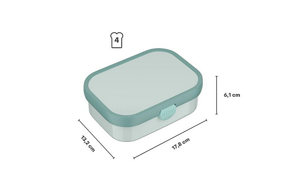 BROTZEITBOX - Multicolor, Design, Kunststoff (17,8/13,2/6,1cm) - Mepal