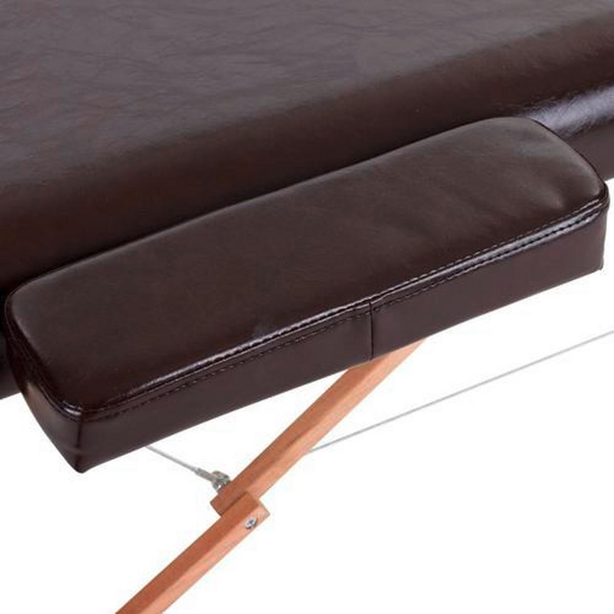 MASSAGELIEGE - Braun, Trend, Holz/Holzwerkstoff (185/70/62-85cm) - Novel