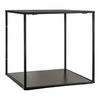 WANDREGAL Schwarz  - Schwarz, Design, Holz/Metall (36/36/36cm)