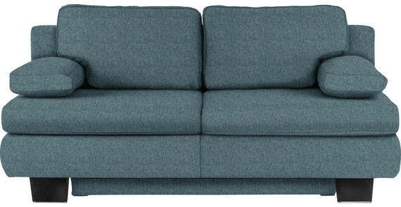 SCHLAFSOFA Webstoff Petrol - Wengefarben/Petrol, KONVENTIONELL, Holz/Textil (203/94/100cm) - Novel