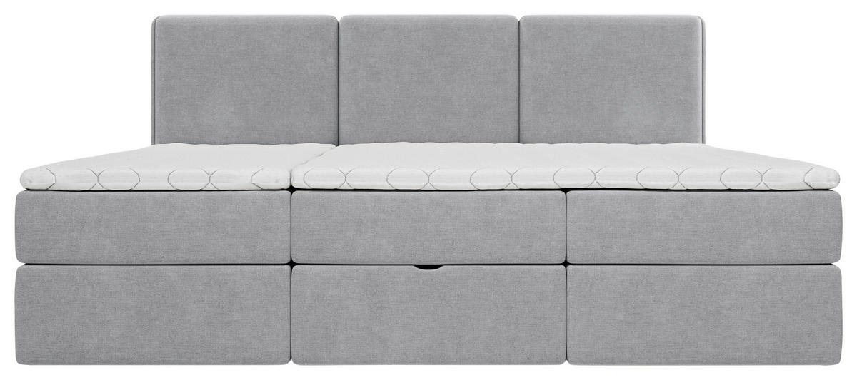 FAMILIENBETT - Dunkelgrau/Schwarz, MODERN, Holz/Kunststoff (270/200cm) - MID.YOU