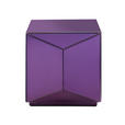 BEISTELLTISCH in Glas, Holzwerkstoff 40/40/40 cm  - Flieder, Trend, Glas/Holzwerkstoff (40/40/40cm) - Novel