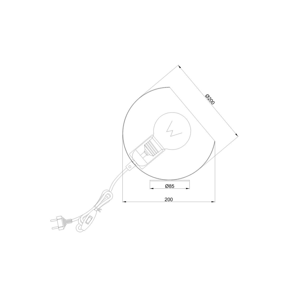 TISCHLEUCHTE - Design (20/20/20cm) - Lucide