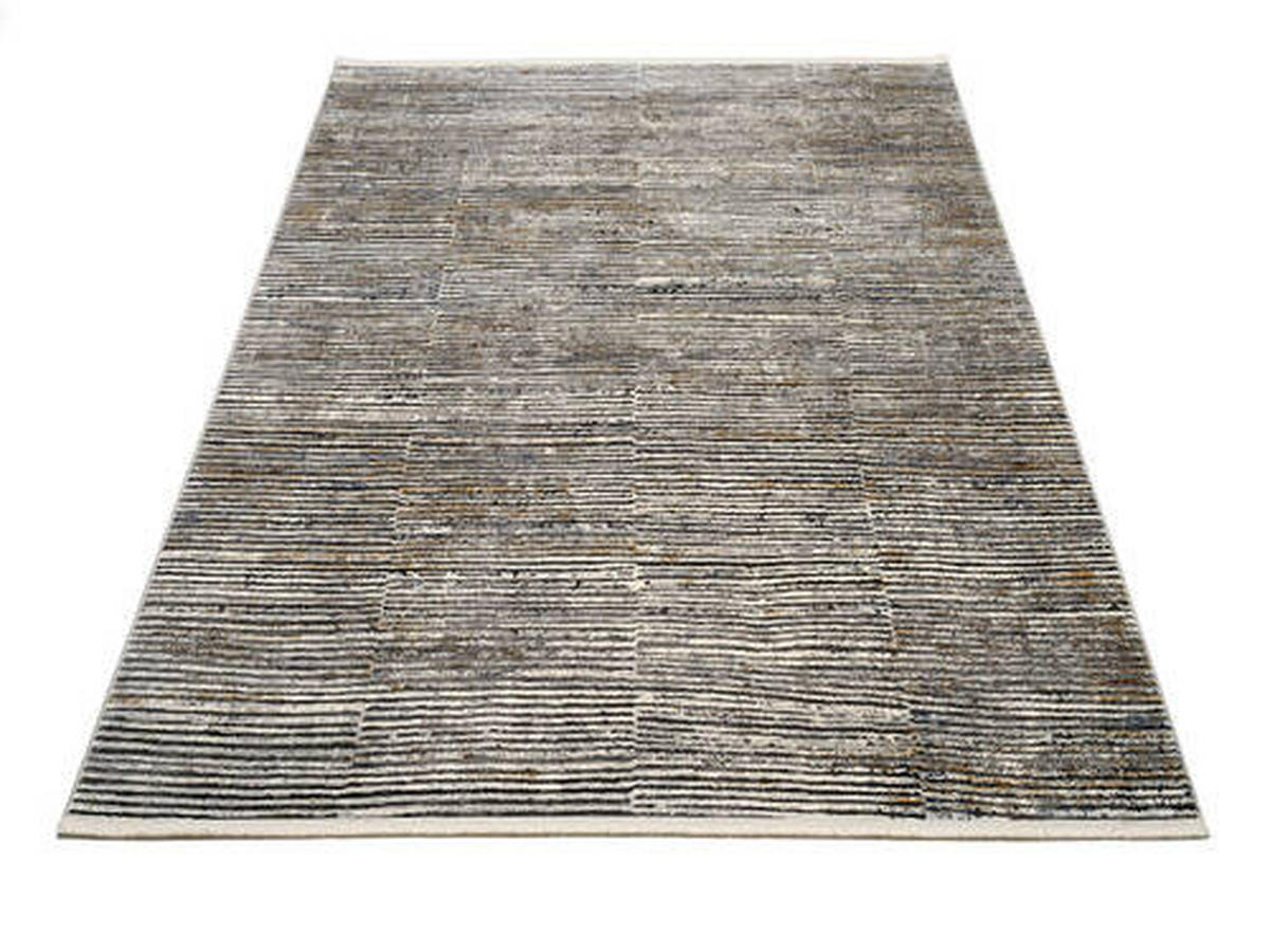 WEBTEPPICH 67/130 cm Colorado Stripe Schwarz, Beige  - Beige/Schwarz, Design, Textil (67/130cm) - Musterring