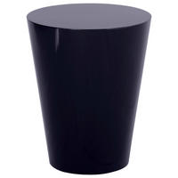 BEISTELLTISCH 40/40/51 cm Schwarz Hochglanz rund  - Schwarz Hochglanz, Design, Holzwerkstoff (40/40/51cm) - Stylife
