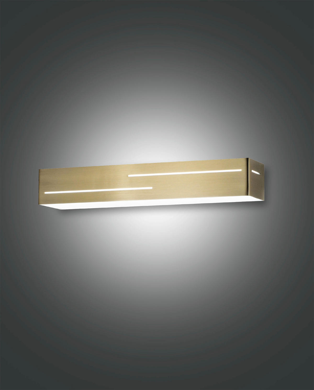 LED-WANDLEUCHTE Banny 31/7/5 cm   - Messingfarben, Basics, Kunststoff/Metall (31/7/5cm) - Fabas Luce