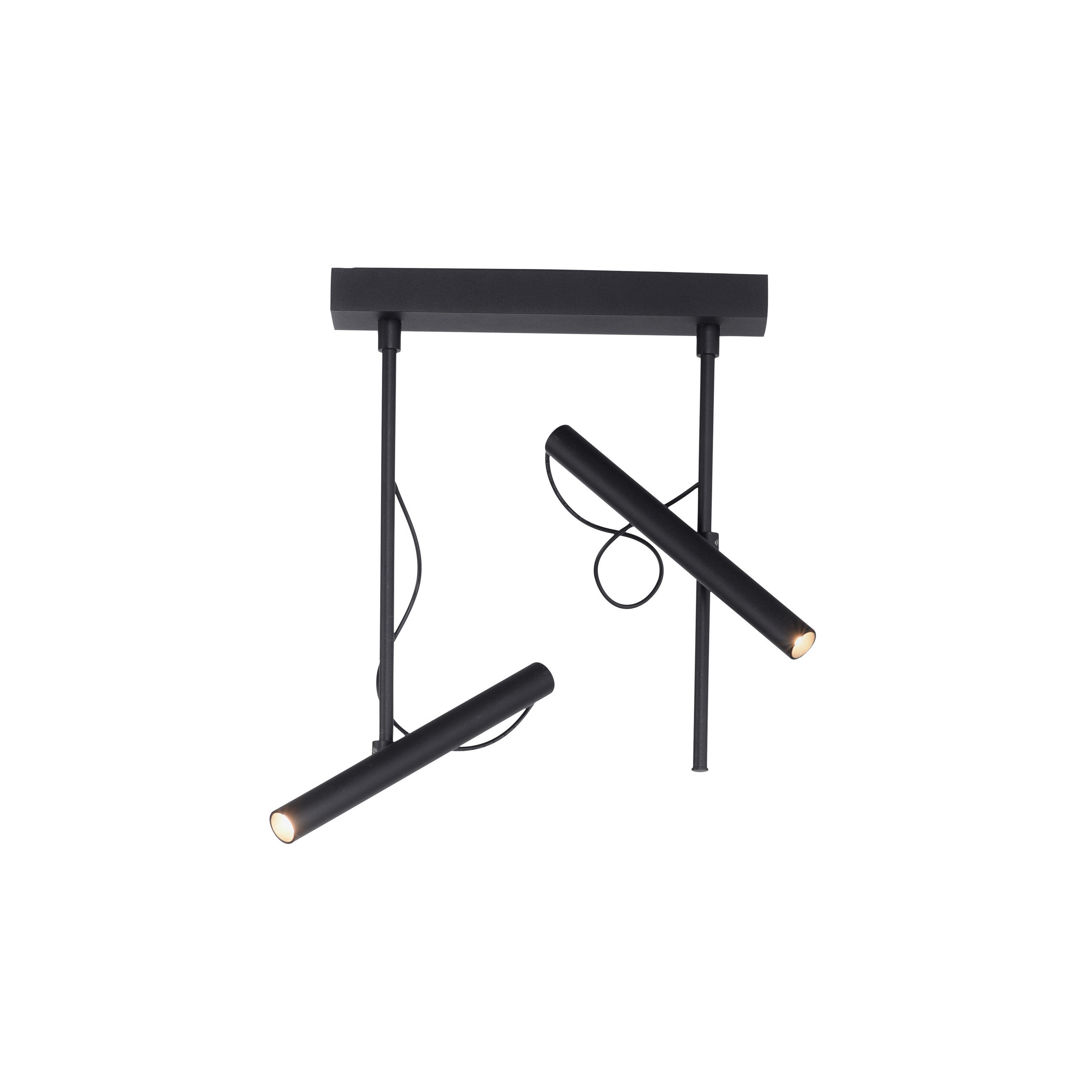 LED-DECKENLEUCHTE 47/25,5/46 cm   - Design, Kunststoff/Metall (47/25,5/46cm) - Neuhaus PURE