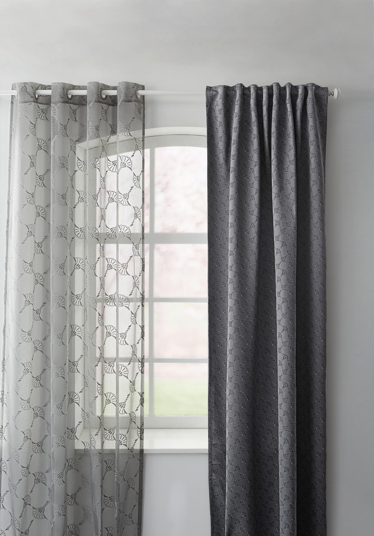 KONČANA ZAVESA  neprosojno  130/250 cm   - bež, Design, tekstil (130/250cm) - Joop!