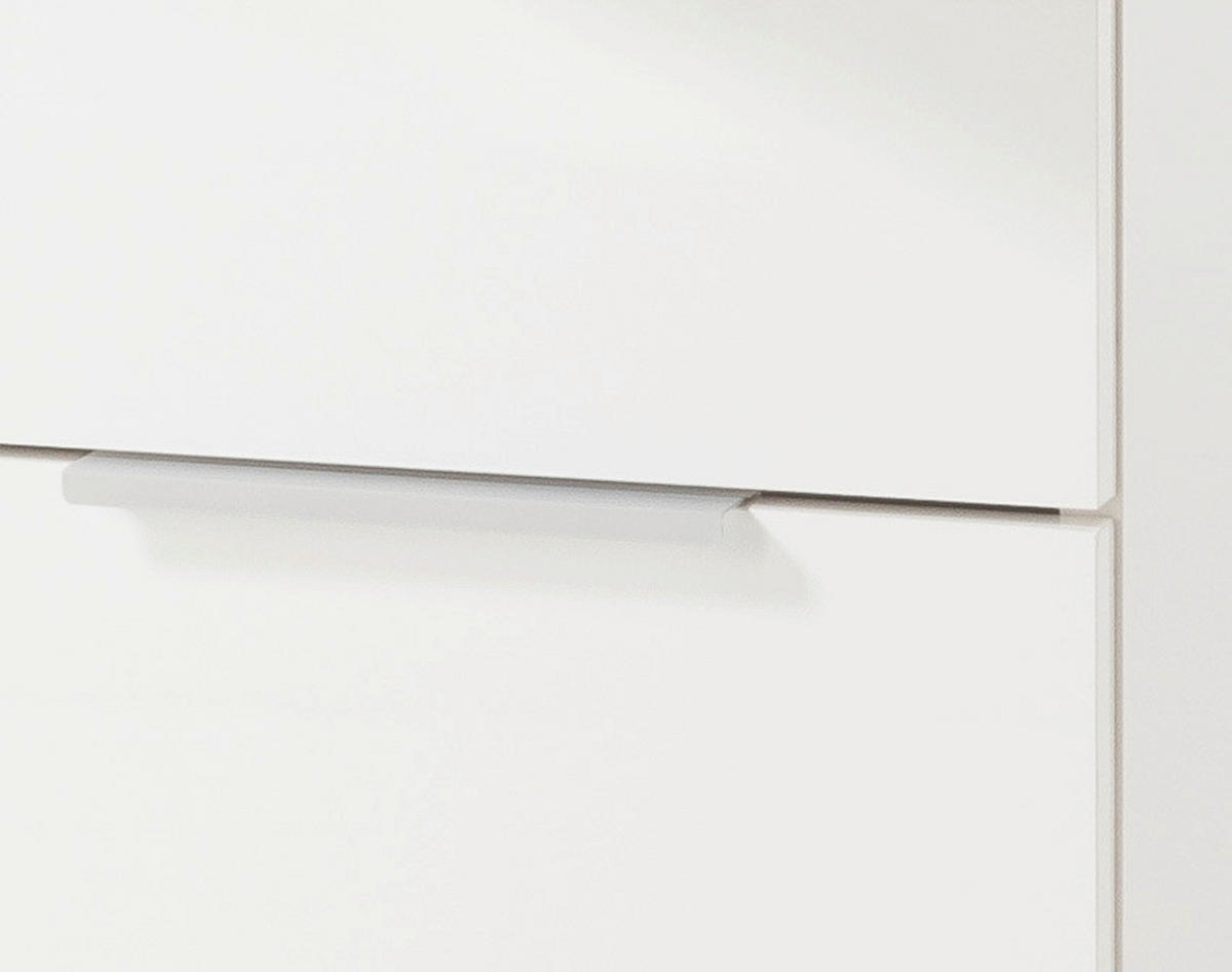 VISOKA OMARA 40/190/35 cm  - bela/antracit, Moderno, kovina/umetna masa (40/190/35cm) - Xora