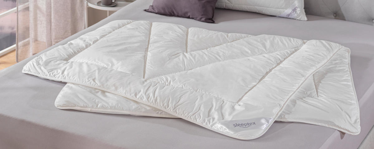 EGÉSZ ÉVES PAPLAN 140/200 cm  - fehér, Basics, textil (140/200cm) - Sleeptex