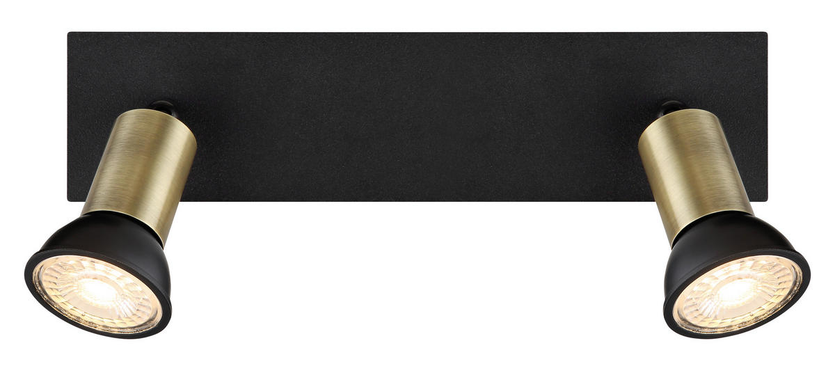 STRAHLER - Goldfarben/Schwarz, Design, Metall (25/6/9cm) - Globo