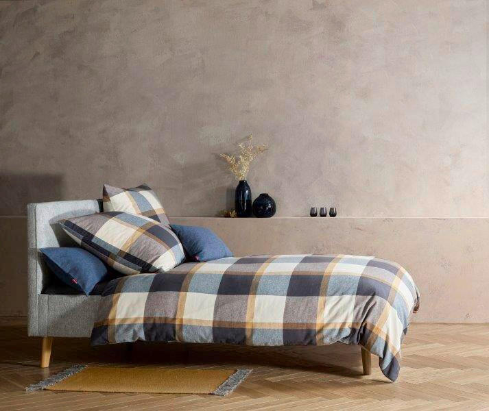 BETTWÄSCHE Flanell 155/220 cm  - Blau, Design, Textil (155/220cm) - Fleuresse