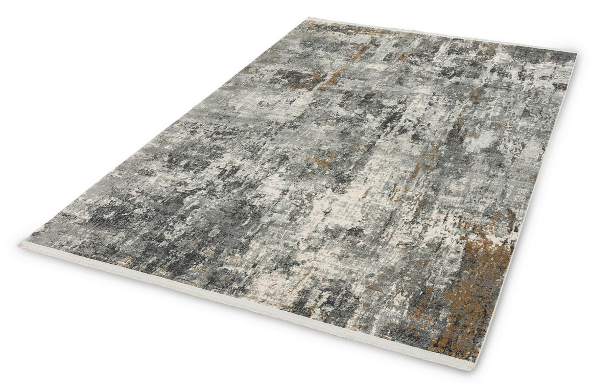 WEBTEPPICH 80/150 cm Positano Anthrazit, Creme  - Anthrazit/Creme, LIFESTYLE, Textil (80/150cm)