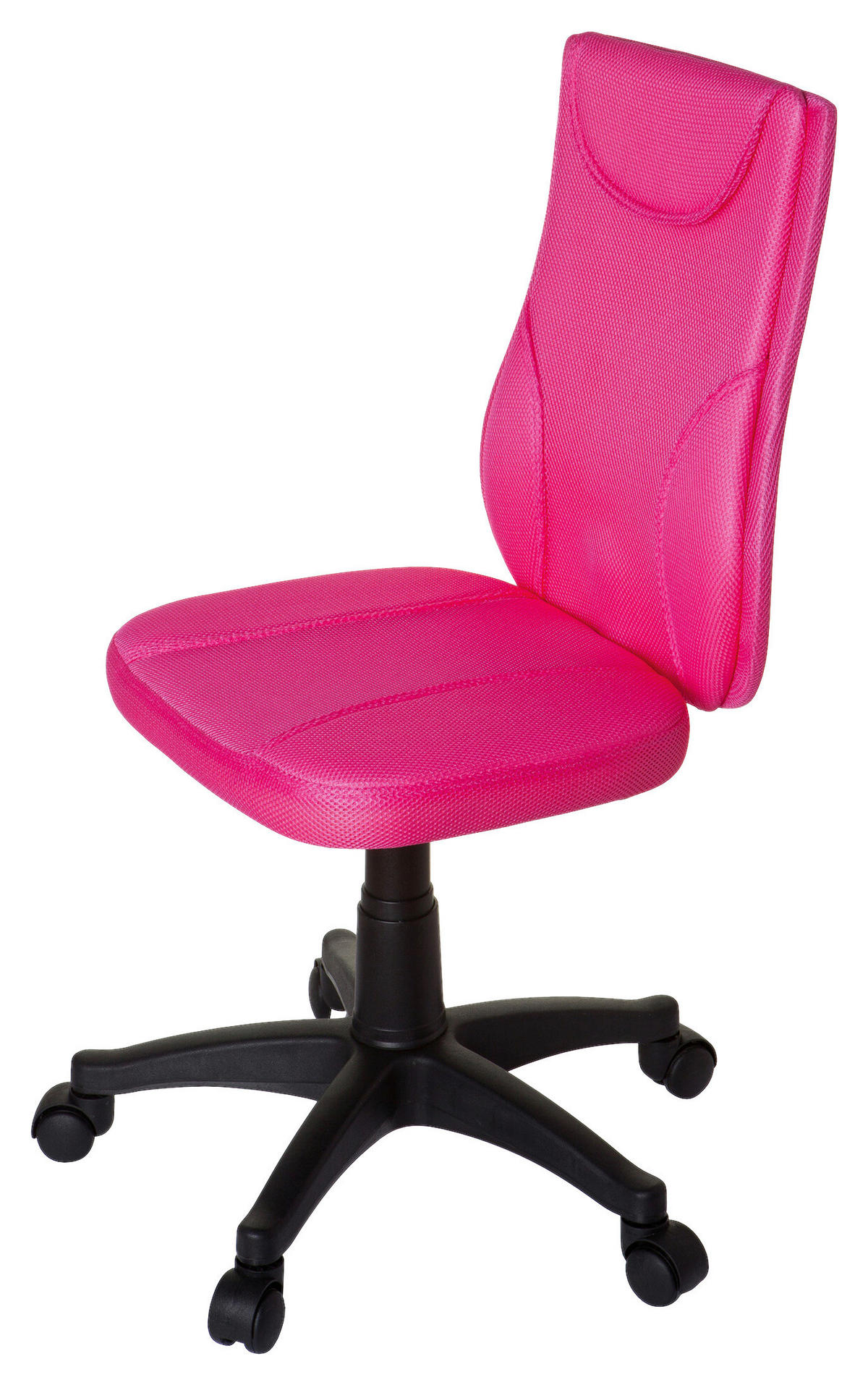 OTOČNÁ ŽIDLE PRO MLÁDEŽ, pink - pink, Basics, plast (46/84-94/40cm) - MID.YOU