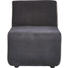 SESSEL Anthrazit, Hellgrau - Anthrazit/Hellgrau, Design, Kunststoff/Textil (61/72/79cm) - Venda
