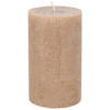VALCOVÁ SVIEČKA - hnedá, Basics, prírodné materiály (10/18cm) - Ambia Home