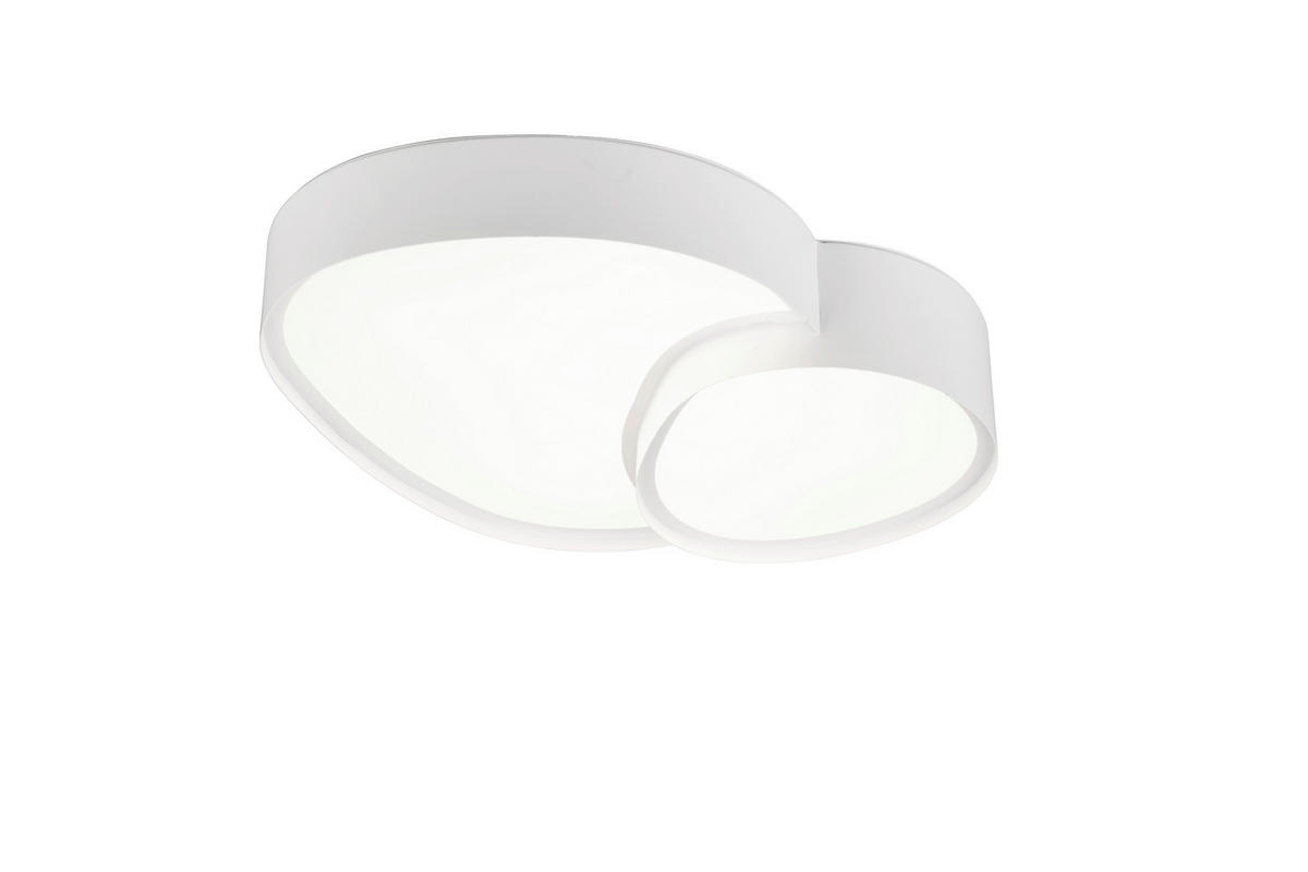 LED-DECKENLEUCHTE    43,5/36/11,5 cm  - Weiss, Design, Metall (43,5/36/11,5cm) - Trio Leuchten