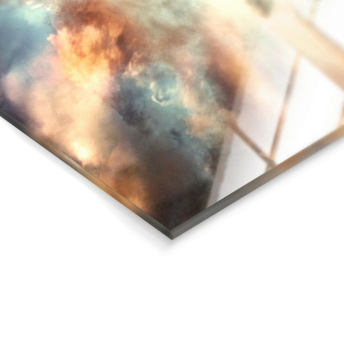 GLASBILD Landschaft & Natur 70/100 cm  - Multicolor, Basics, Glas/Papier (70/100cm)