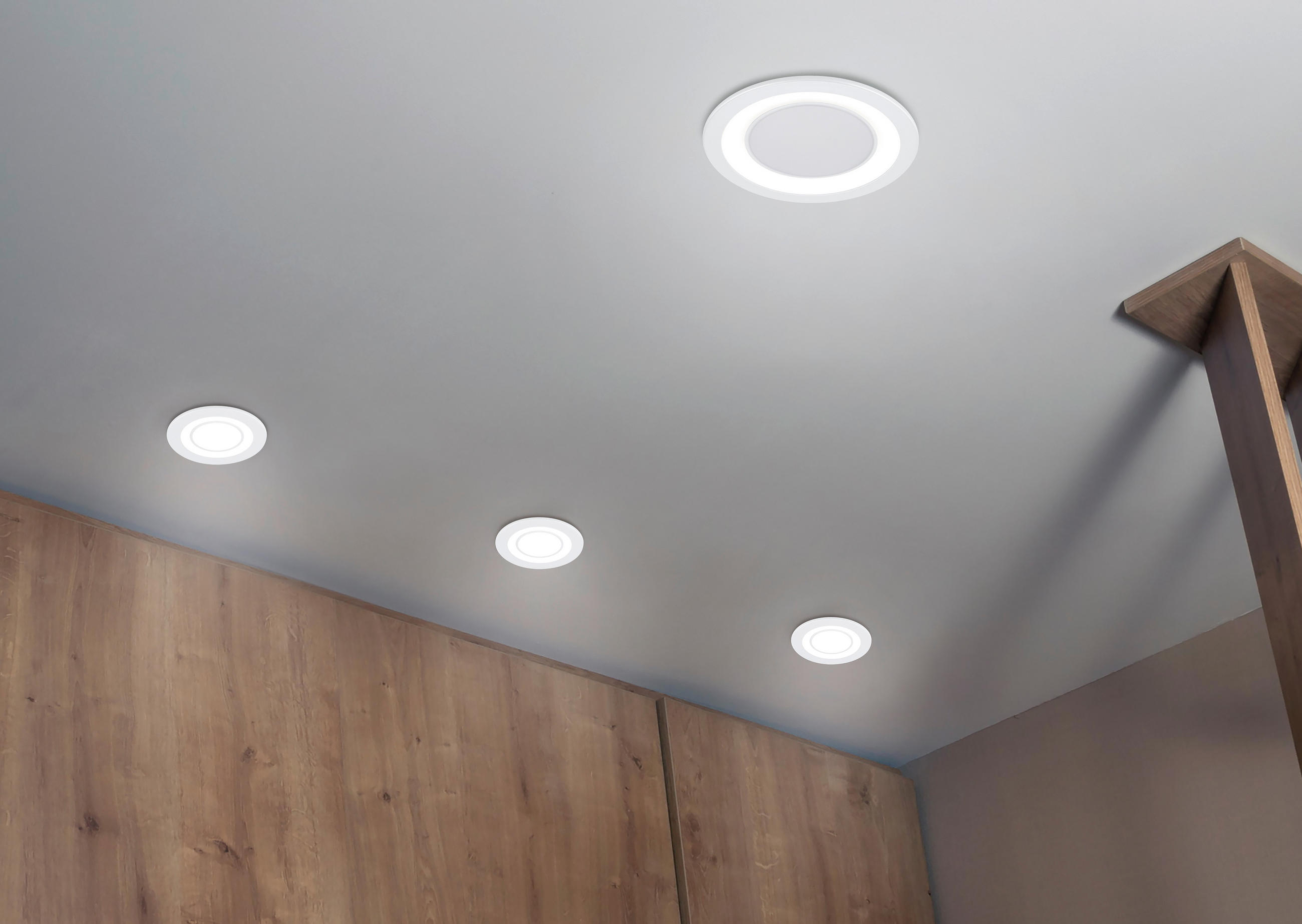 LED-EINBAUSPOT CORE 14,8/3,3 cm - Weiß, Basics, Kunststoff (14,8/3,3cm) - Trio Leuchten