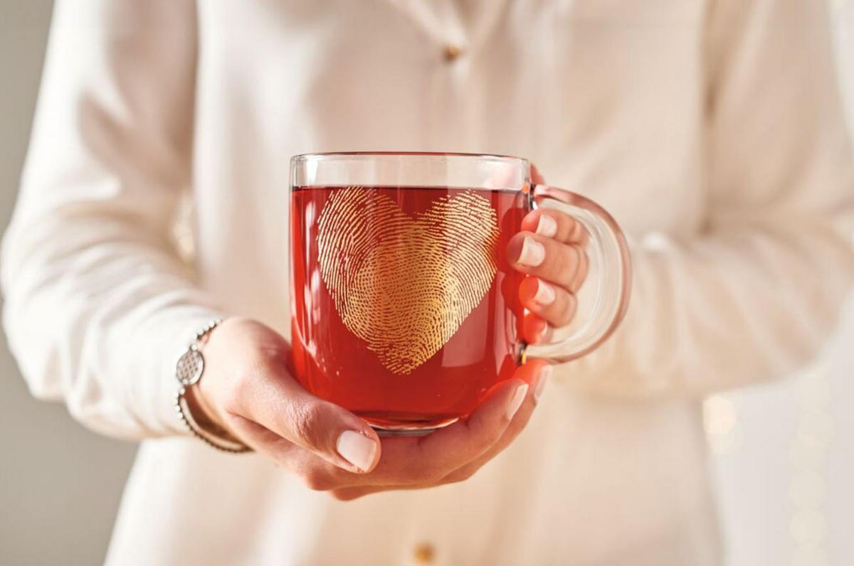 TASSE 400 ml  - Klar/Goldfarben, Basics, Glas (14/15/8,7cm) - Leonardo