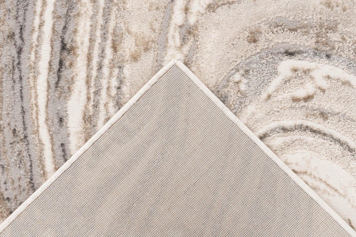 FLACHWEBETEPPICH 200/290 cm Silberfarben, Beige  - Beige/Silberfarben, Basics, Textil (200/290cm) - Kayoom