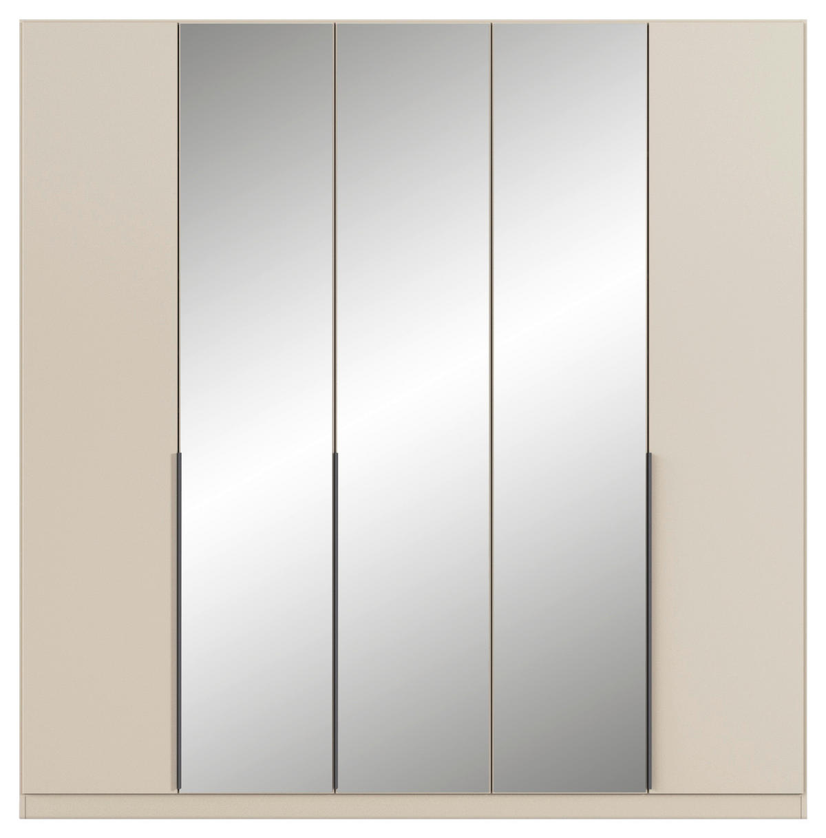 DREHTÜRENSCHRANK in Champagner  - Champagner/Grau, Modern, Holzwerkstoff/Metall (226/229/54cm) - Rauch Möbel