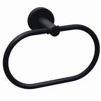 HANDTUCHHALTER Schwarz  - Schwarz, Basics, Metall (18,4/13/5,3cm) - Tesa