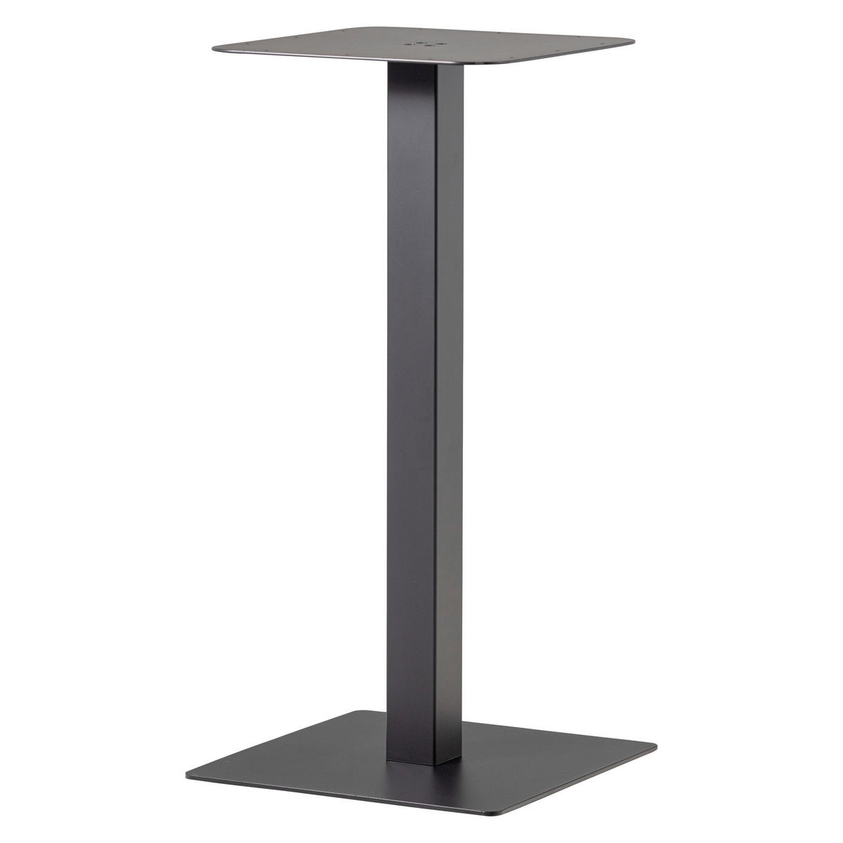 TISCHGESTELL in Metall 50/50/105 cm   - Schwarz, MODERN, Metall (50/50/105cm) - Livetastic
