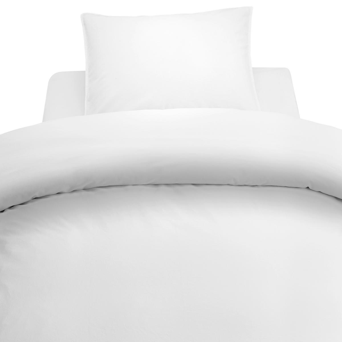 PÅSLAKANSET linneimitation 150/210 cm  - vit, Klassisk, textil (150/210cm)