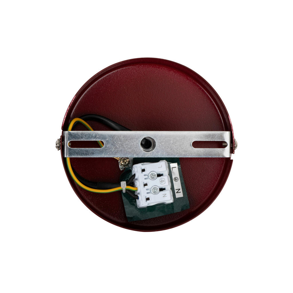 Thumbnail - Collet's Monde Deckenleuchte, Dunkelrot, Metall, Kunststoff, Blume,Blume, Blume,Blume, 15 cm, RoHS, CE, Lampen & Leuchte...