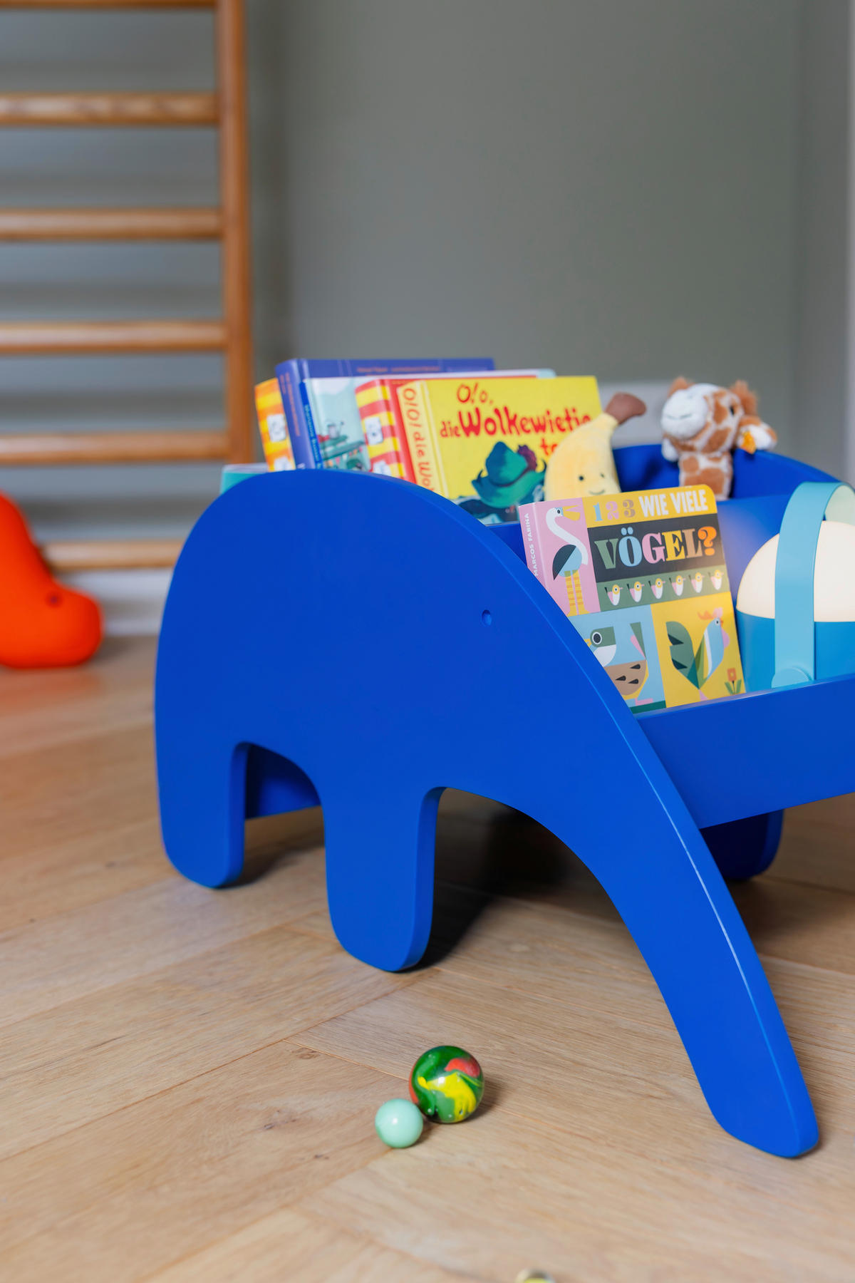 KINDER BÜCHERREGAL EDGAR REMEMBER Blau  - Blau, Basics, Holzwerkstoff (67,3/30/32,3cm) - REMEMBER