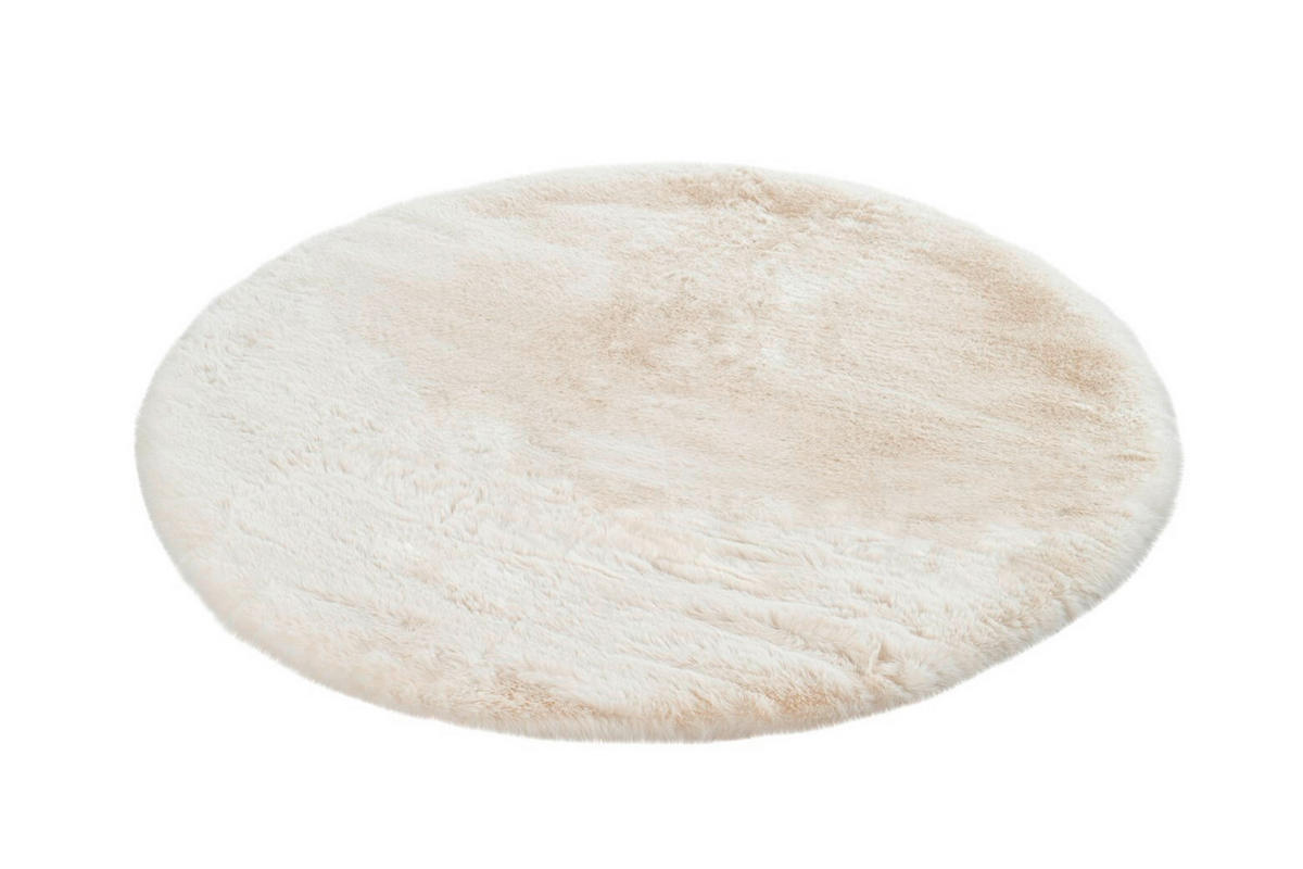 HOCHFLORTEPPICH 100 cm Rabbit 625 Weiß Weiß  - Weiß, KONVENTIONELL, Kunststoff (100cm)