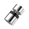STRAHLREGLER  - Silberfarben/Schwarz, Basics, Metall (2,4/5,4cm) - Wenko