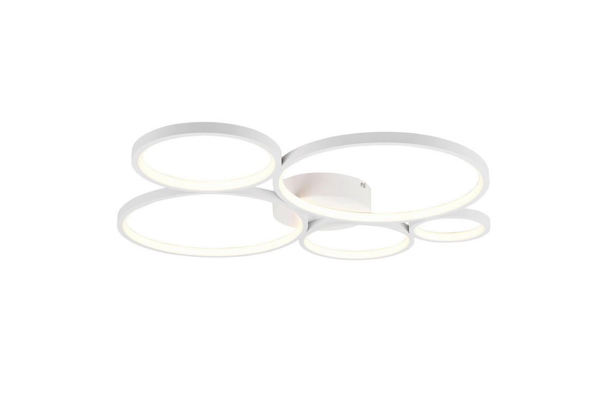 LED-DECKENLEUCHTE RONDO   - Weiß, Design, Metall (59/5,5/53cm) - Trio Leuchten