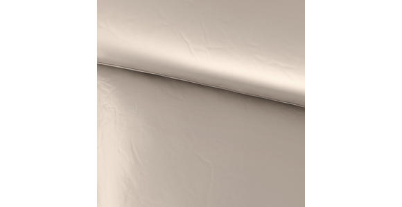 BETTWÄSCHE 2-teilig TANJA Satin 150/210 cm  - Beige, Basics, Textil (150/210cm) - Novel