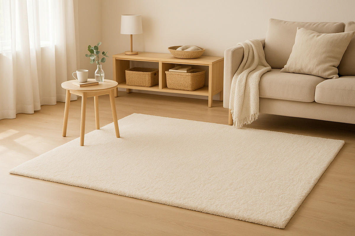 HOCHFLORTEPPICH 80/150 cm Elfenbein rechteckig  - Elfenbein, Basics, Textil (80/150cm) - Kayoom