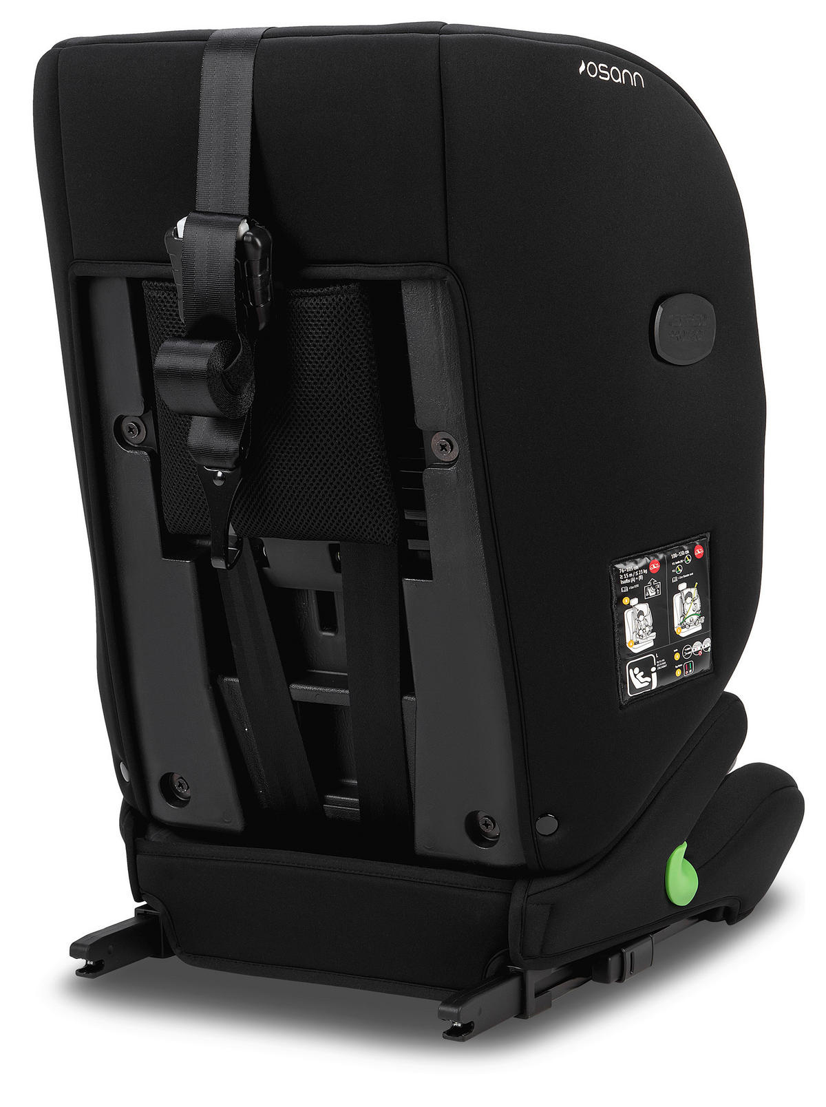 KINDERAUTOSITZ FLUX ISOFIX ECE R 129 i-SIZE  - Schwarz/Grau, Basics, Kunststoff/Textil (44/61.5/47cm) - Osann