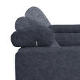 ECKSOFA  in Mikrofaser Dunkelgrau  301/207 cm  - Dunkelgrau/Schwarz, Design, Textil/Metall (301/207cm) - Xora