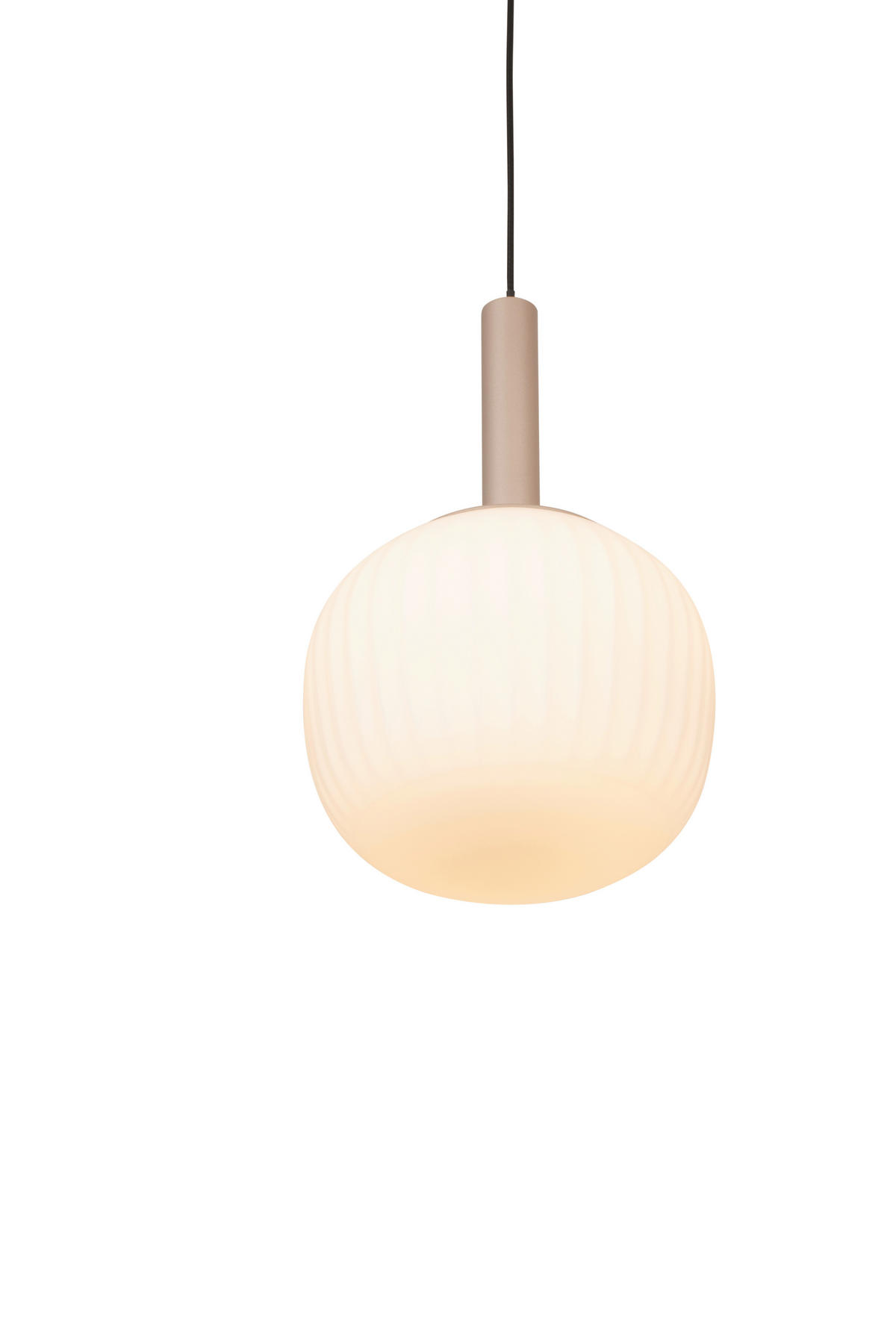 ZÁVĚSNÉ LED SVÍTIDLO, 43/150 cm  - bílá, Design, kov/sklo (43/150cm) - Novel