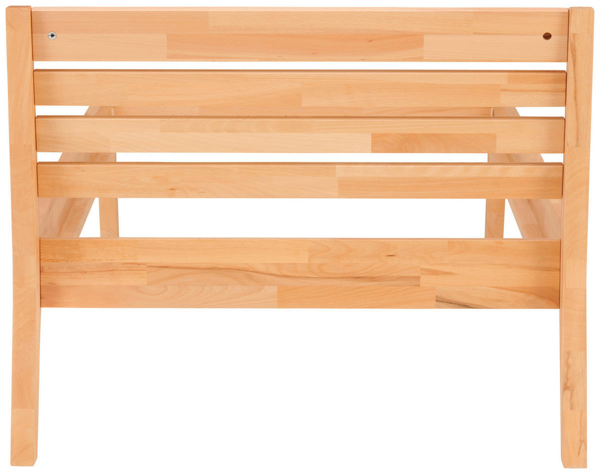 BETT 90/200 cm  in Kernbuche  - Kernbuche, MODERN, Holz (90/200cm) - MID.YOU