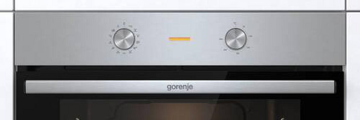 EINBAUBACKOFEN BO 6717 E03X  - Edelstahlfarben/Schwarz, Basics, Glas/Metall (59,5/59,5/56,4cm) - Gorenje